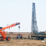 Piling contractor in Mundra providing foundation piling services for an industrial construction project.